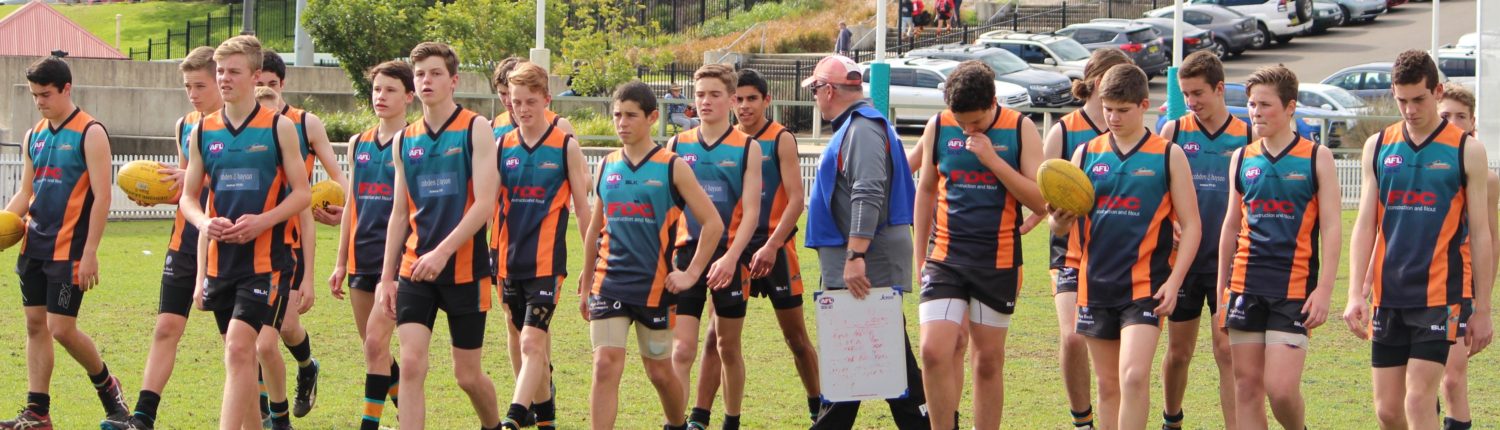 U15 Canada Bay Cannons team on field