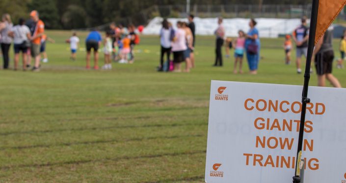 Giants in Training sign